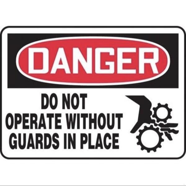 Accuform OSHA DANGER SAFETY SIGN DO NOT MEQM009XP MEQM009XP - main